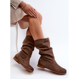 Bottes En Daim Pour Femmes Maciejka 05057-14 Marron brun 6