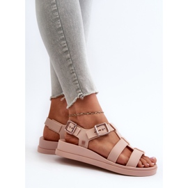 Sandales Femme Lisse Parfumée ZAXY NN285006 Rose clair 1