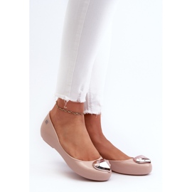 Ballerines Parfumées Pour Femme Avec Coeur ZAXY NN285010 Nude beige 2