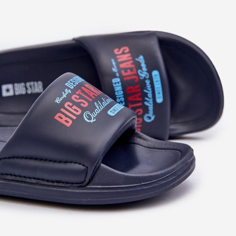 Chaussons en mousse pour enfants Big Star NN374516 bleu marine 1