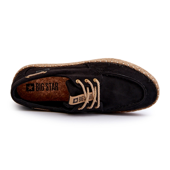 Espadrilles à lacets pour hommes Big Star NN174051 Noir le noir 2 Espadrilles à lacets pour hommes Big Star NN174051 Noir le noir 2
