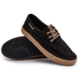 Espadrilles à lacets pour hommes Big Star NN174051 Noir 3