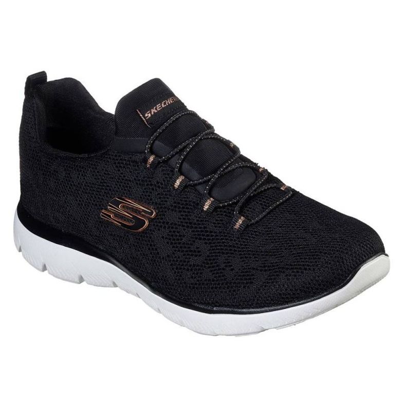 Chaussures Skechers Summits - Leopart Spot 149037 Bkrg noir 1