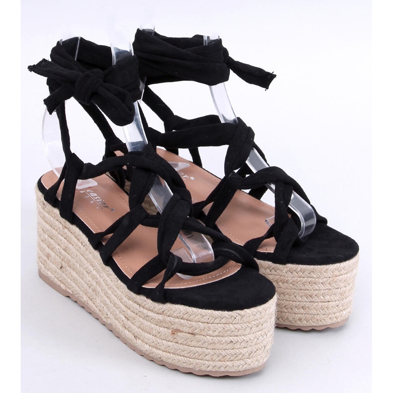Espadrilles à plateforme de Manon Black noir 1