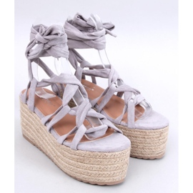 Espadrilles plateforme Manon Grey gris 1 Espadrilles plateforme Manon Grey gris 1