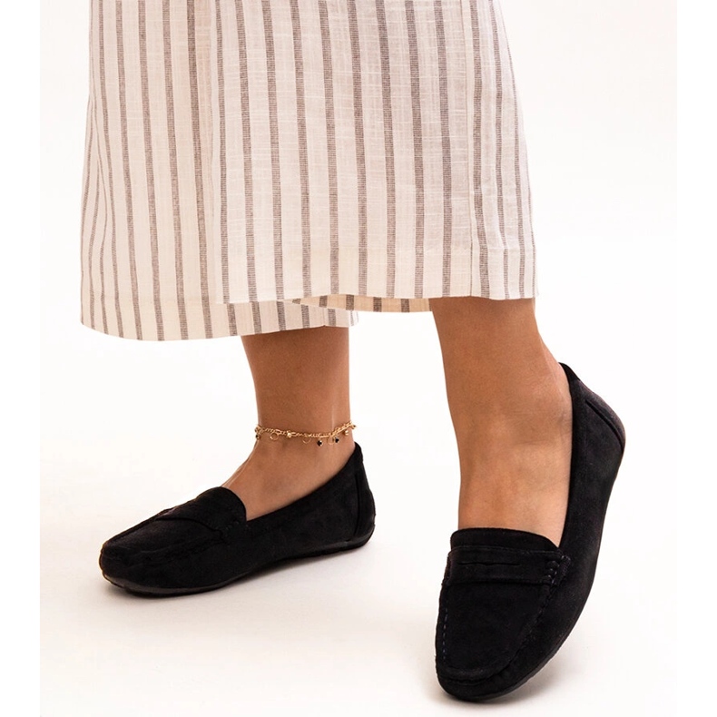 Mocassins Morton classiques noirs 1