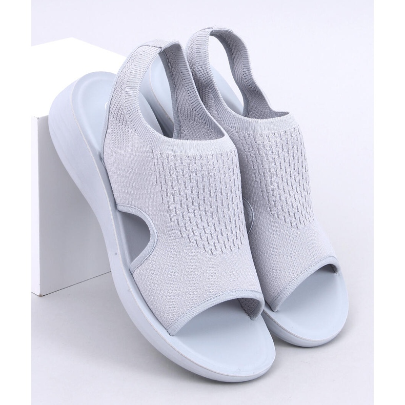 Aldos Sandales ajourées souples grises 1 Aldos Sandales ajourées souples grises 1