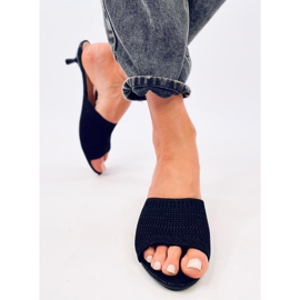 Bertini Tongs canard ajourées noires le noir 2