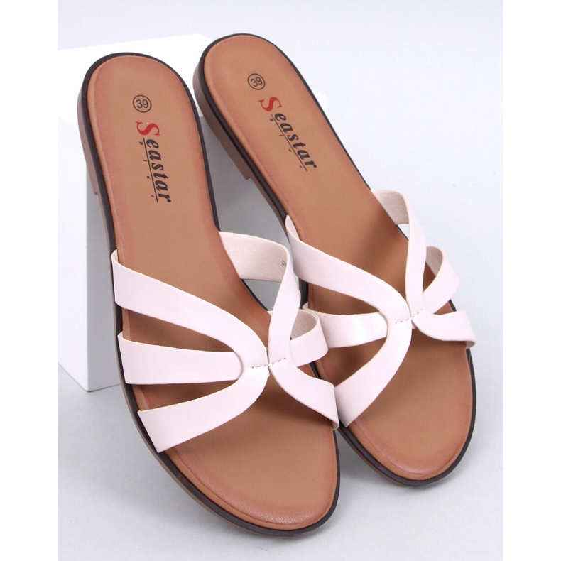 Chaussons délicats pour femmes de Fabrices Beige 1