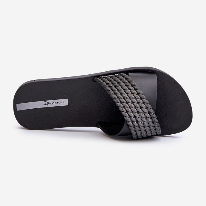 Tongs plates pour femmes 83244 Ipanema Street Ii Fem Noir le noir 1