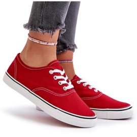 Baskets rouges classiques pour femmes 4