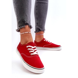 Baskets rouges classiques pour femmes 1