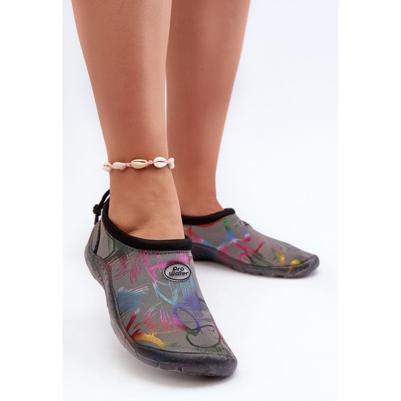 Chaussures aquatiques Femme PROWATER PRO-24-48-033L Gris noir 2