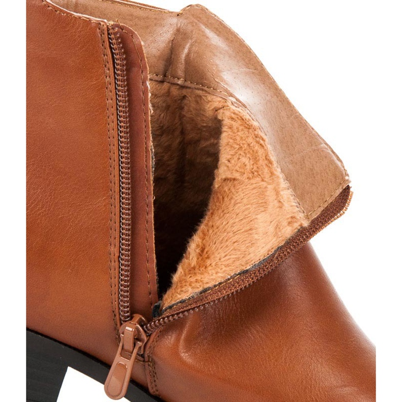 Vices New Collection Bottines camel brun 1