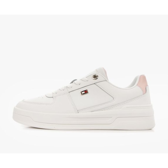 Tommy Hilfiger Flag Basket Sneaker W FW0FW080810LA chaussures blanc 1