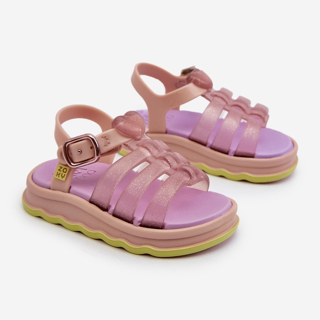 Sandales Velcro Parfumées Enfant ZAXY NN385020 Violet 1