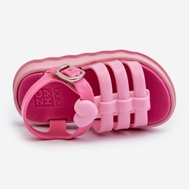 Sandales Velcro Parfumées Enfant ZAXY NN385018 Rose 2
