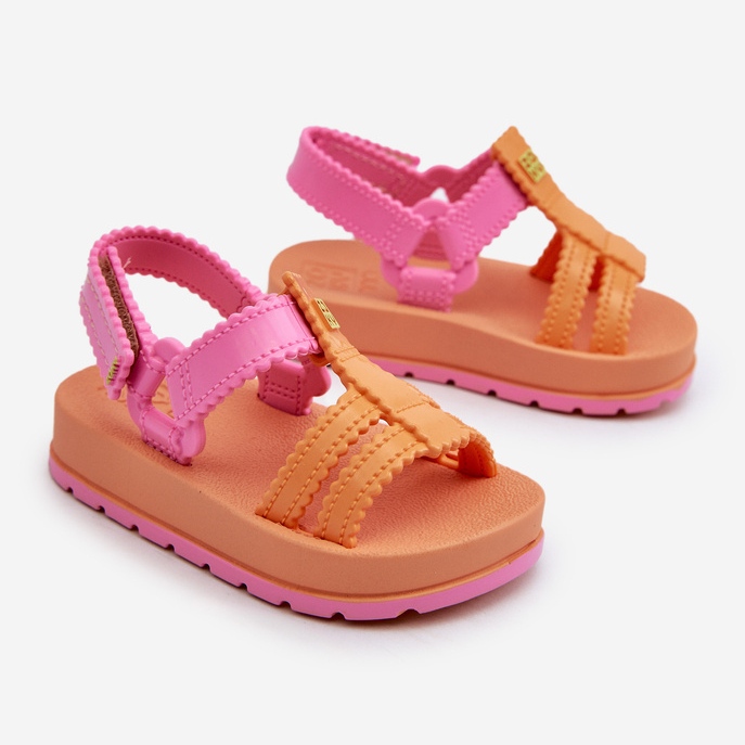 Sandales Velcro Parfumées Enfant ZAXY LL385026 Orange 1