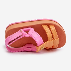 Sandales Velcro Parfumées Enfant ZAXY LL385026 Orange 2