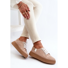 Baskets Femme Memory Foam System Big Star NN276002 Beige foncé 4
