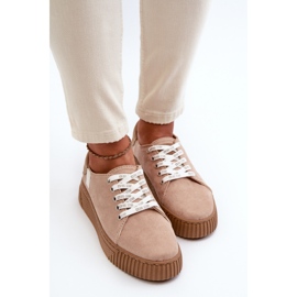 Baskets Femme Memory Foam System Big Star NN276002 Beige foncé 3