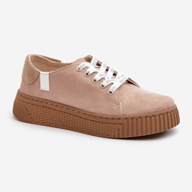 Baskets Femme Memory Foam System Big Star NN276002 Beige foncé 6