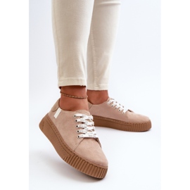 Baskets Femme Memory Foam System Big Star NN276002 Beige foncé 8