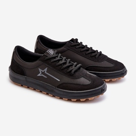 Chaussures de sport basses pour hommes Big Star NN174118 noir le noir 1