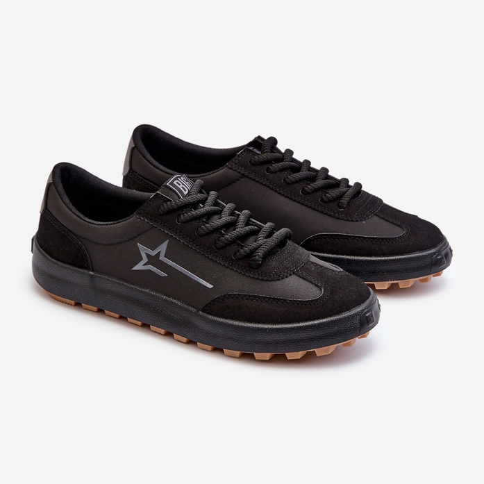 Chaussures de sport basses pour hommes Big Star NN174118 noir 1