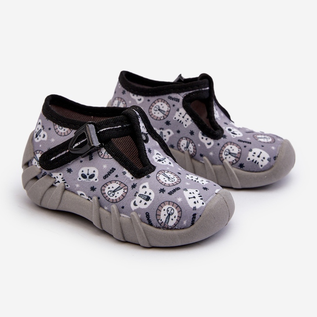 Chaussons confortables pour enfants BEFADO 110N488 Gris 1