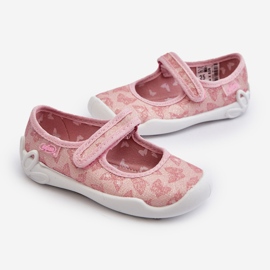 Chaussons Ballerines Enfant Befado Papillon 114X526 Rose 2