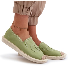 Espadrilles Classiques Femme Vert Flaure 10