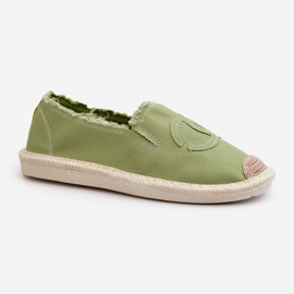 Espadrilles Classiques Femme Vert Flaure 4