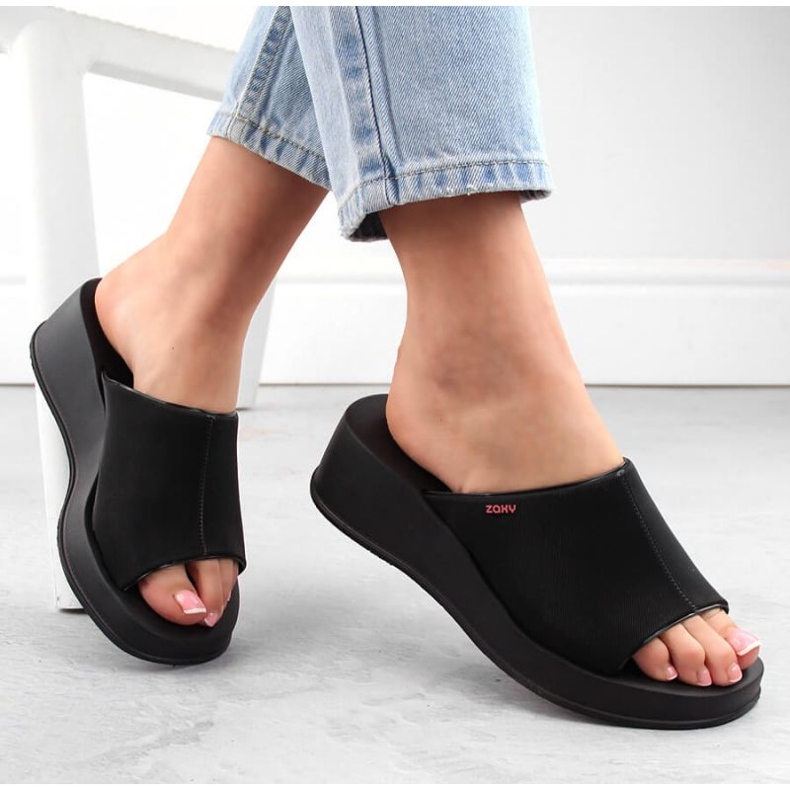 Sandales compensées parfumées Zaxy Zaxy W LL285084 INT2006B le noir 1