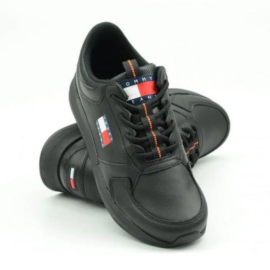 Chaussures Tommy Hilfiger Flexi Runner EM0EM01409BDS le noir 1