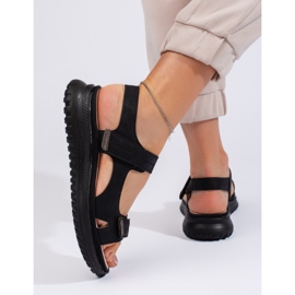 Sandales de sport pour femmes, noires 1