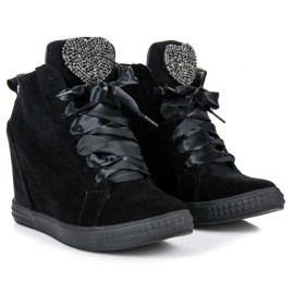 Vices New Collection Baskets attachées avec un ruban le noir 5