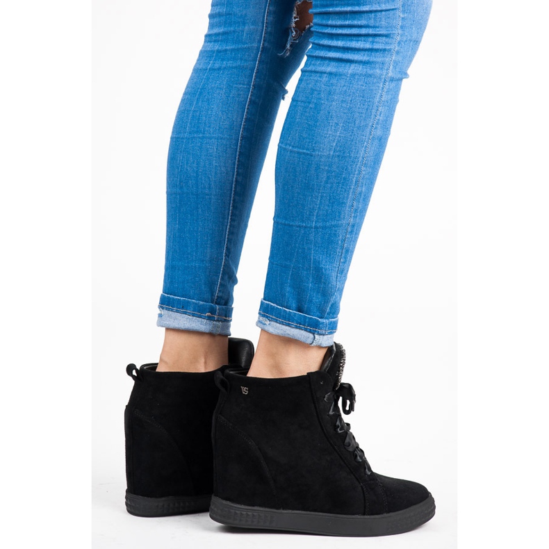 Vices New Collection Baskets attachées avec un ruban le noir 2