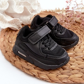 Baskets Velcro Enfant Noir Krissandra 1