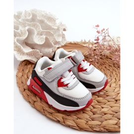 Baskets Velcro Enfant Krissandra Rouges 2 Baskets Velcro Enfant Krissandra Rouges 2