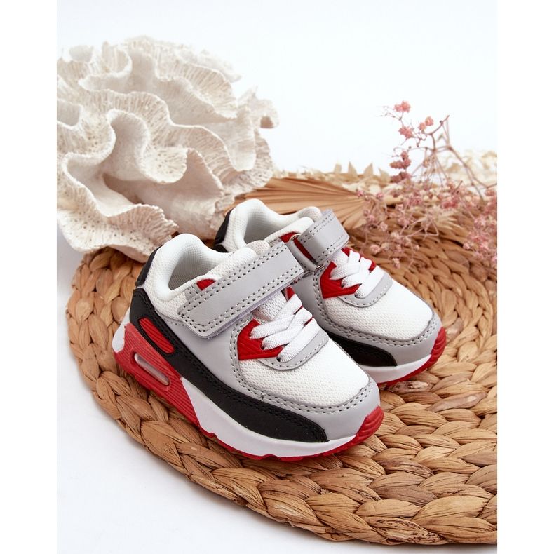 Baskets Velcro Enfant Krissandra Rouges 2 Baskets Velcro Enfant Krissandra Rouges 2