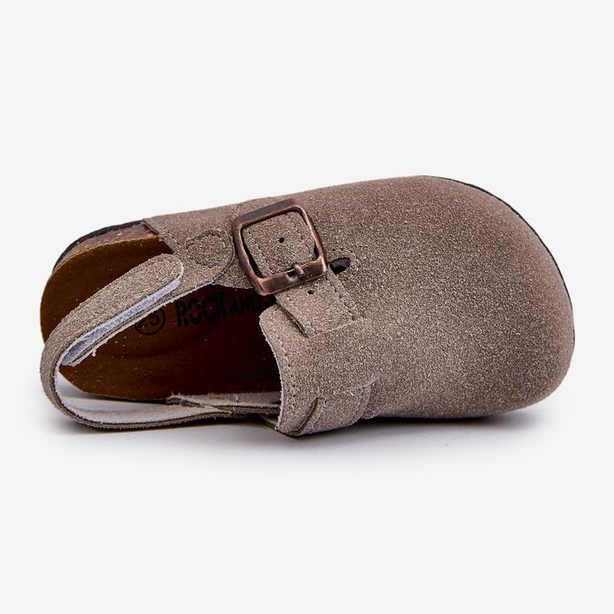 Tongs pour enfants sur plateforme en liège Gris Vulagia 2 Tongs pour enfants sur plateforme en liège Gris Vulagia 2