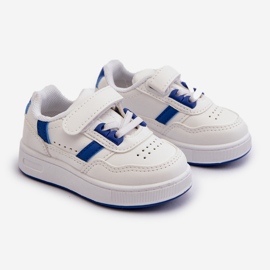 Chaussures de sport classiques pour enfants Marlin blanc et bleu 1