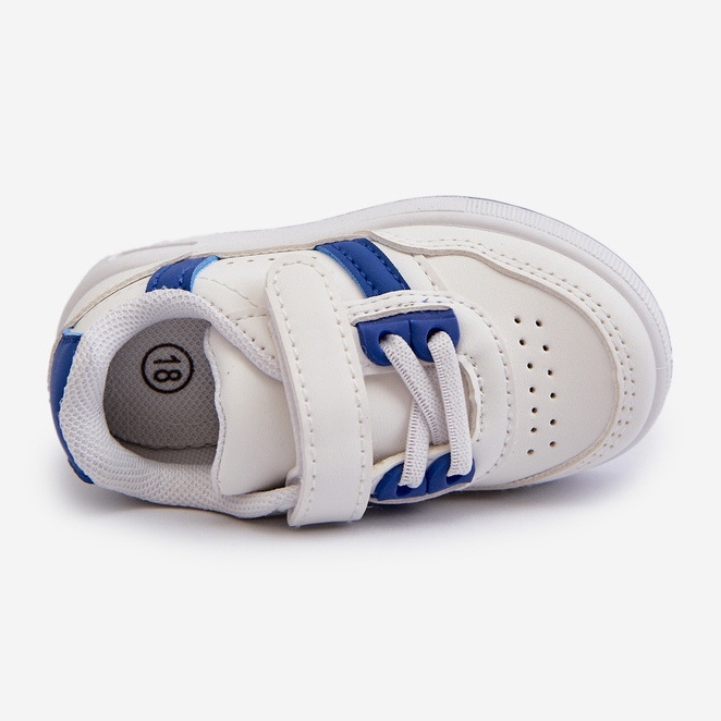 Chaussures de sport classiques pour enfants Marlin blanc et bleu 2