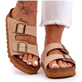 Chaussons Classiques Femme Big Star LL274478 Beige 4