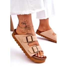 Chaussons Classiques Femme Big Star LL274478 Beige 2