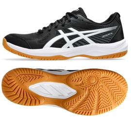 Asics Upcourt 6 M 1071A104 001 chaussures de volley-ball le noir 1