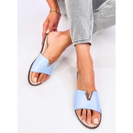 Pantoufles faciales pour femmes Willow Blue bleu 1 Pantoufles faciales pour femmes Willow Blue bleu 1