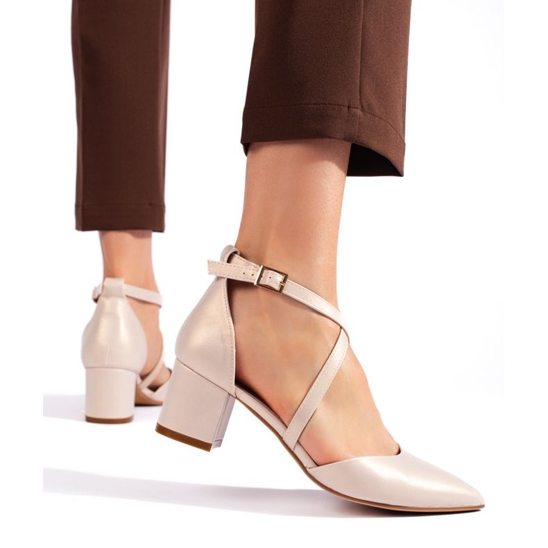 Escarpins femme beiges de Sergio Leone 2 Escarpins femme beiges de Sergio Leone 2