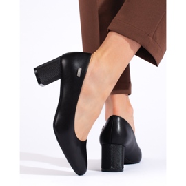 Escarpins à talons hauts noirs pour femmes de Sergio Leone le noir 1